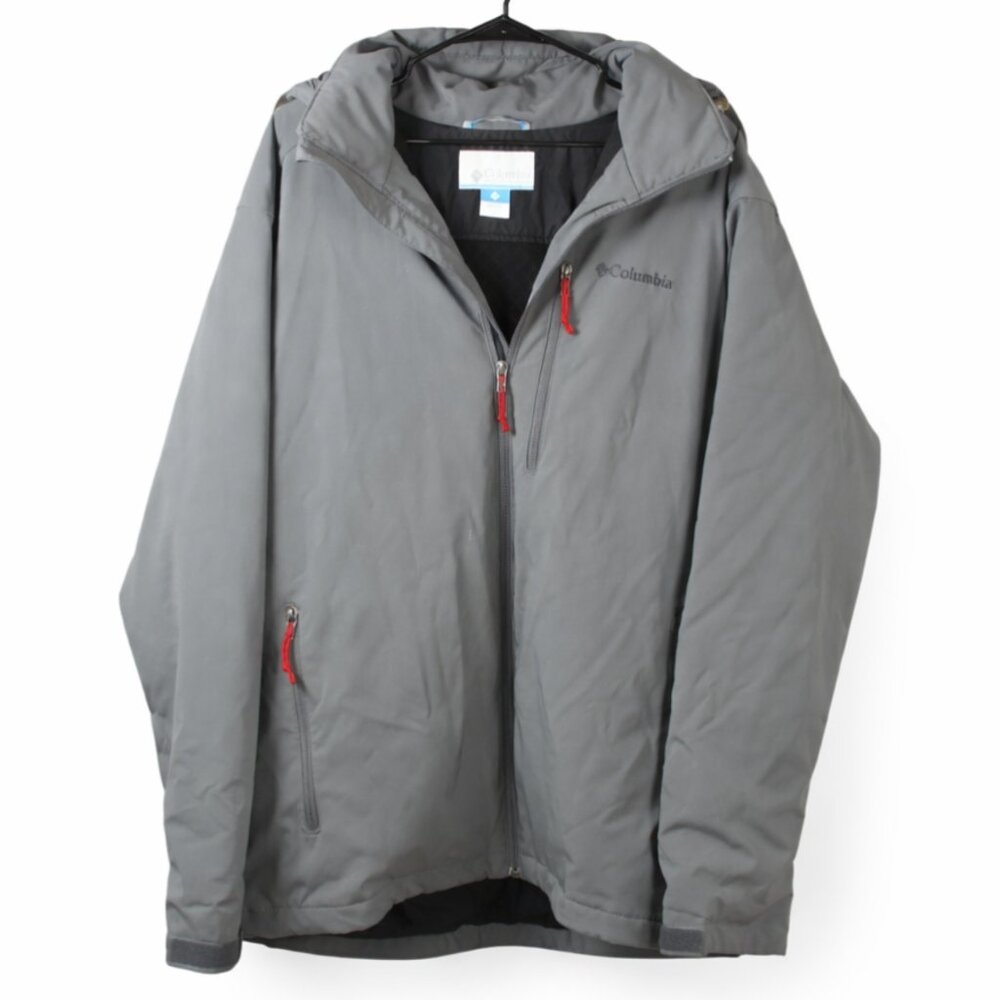 Columbia Men’s Jacket Size Large Gray Softshell